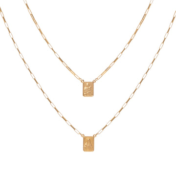 Escapulário ouro amarelo 18k medalha M